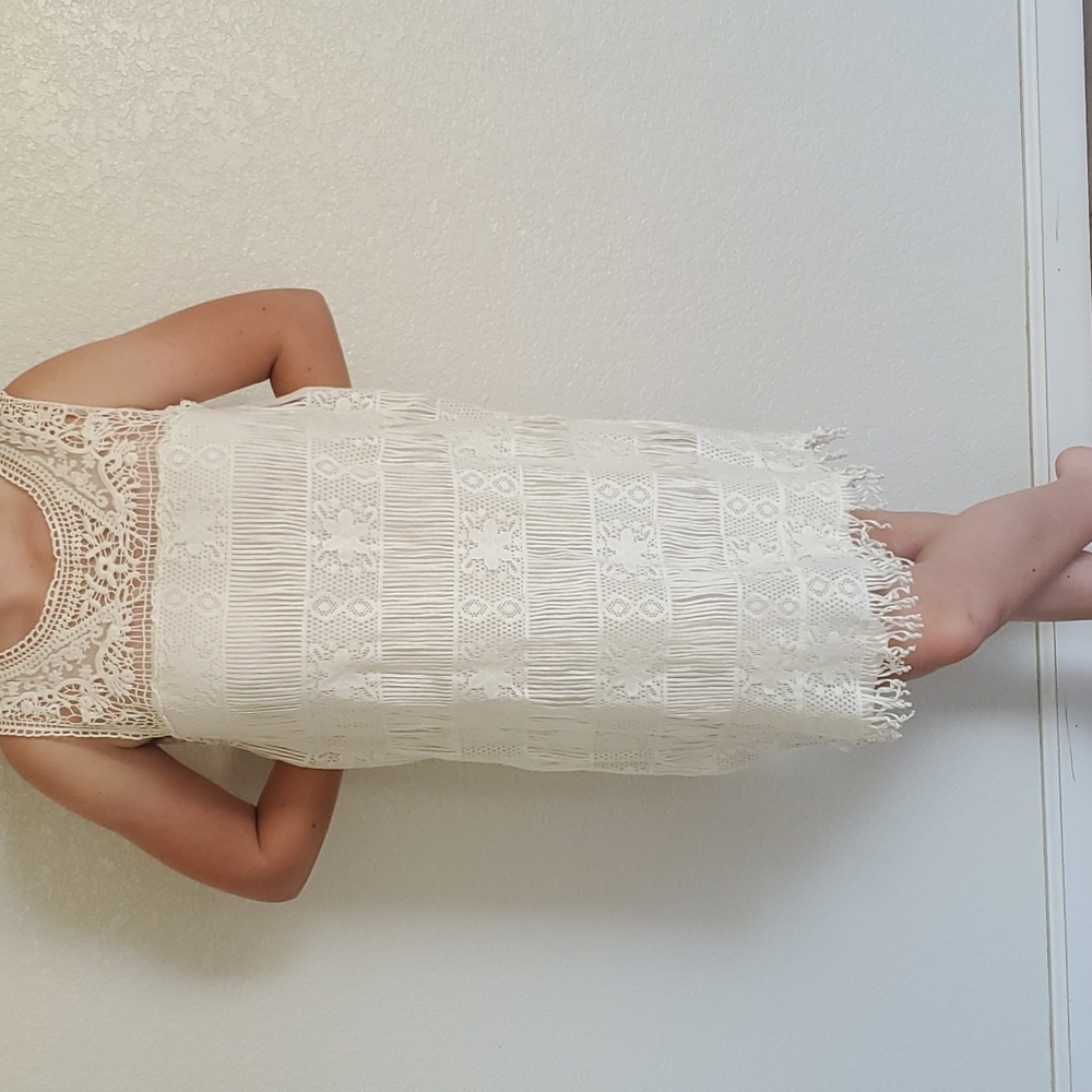 Zara Trafaluc White Dress Size Medium